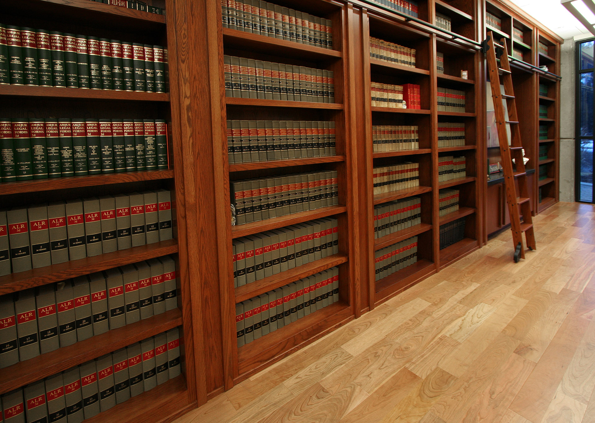 Lempesis Law Office Bookcase