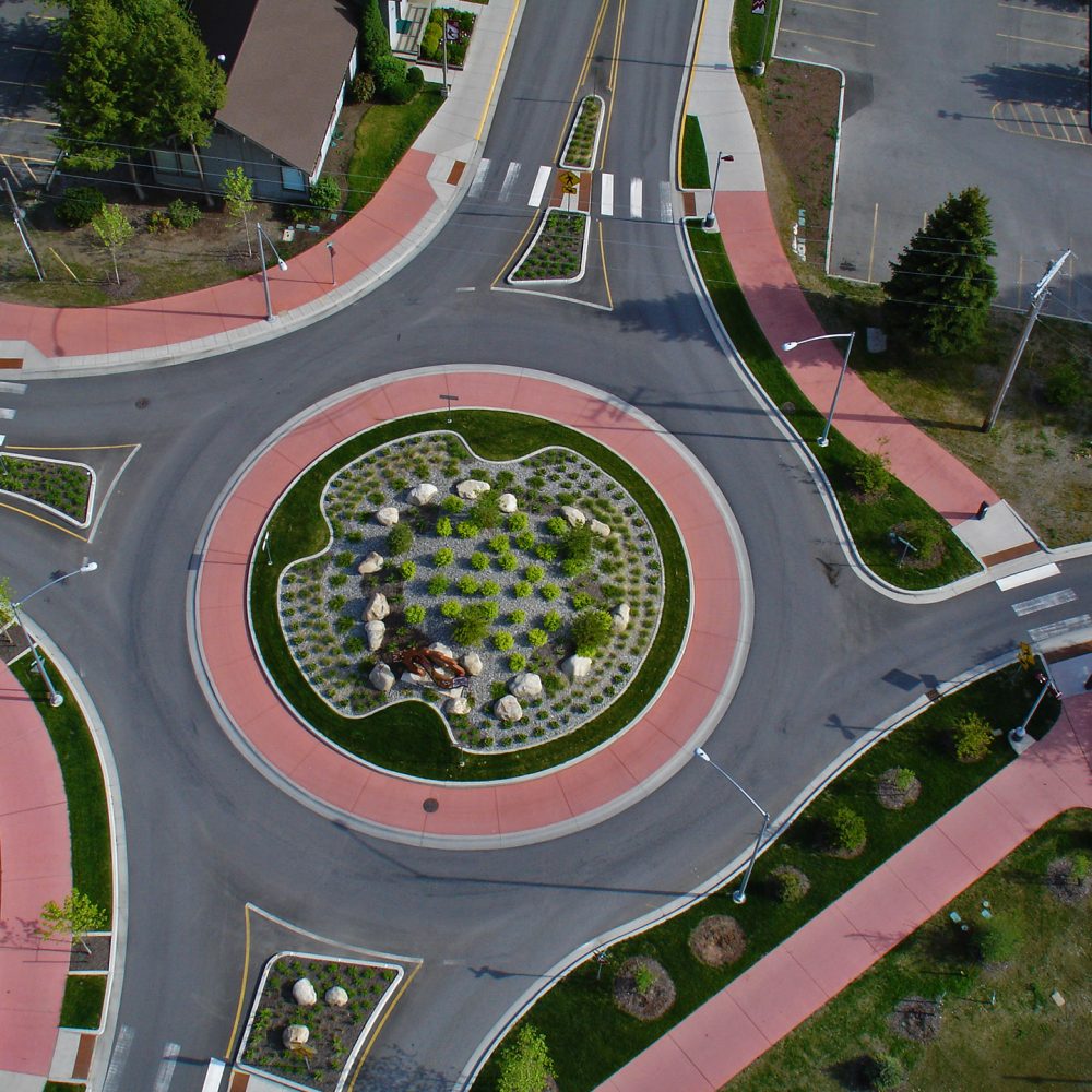 North Idaho College Education Corridor Roundabout